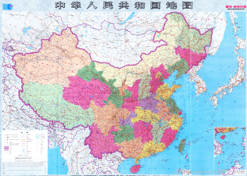 一亿像素中国地图网盘下载 21MB 分辨率 11935x8554 - 第1张图片