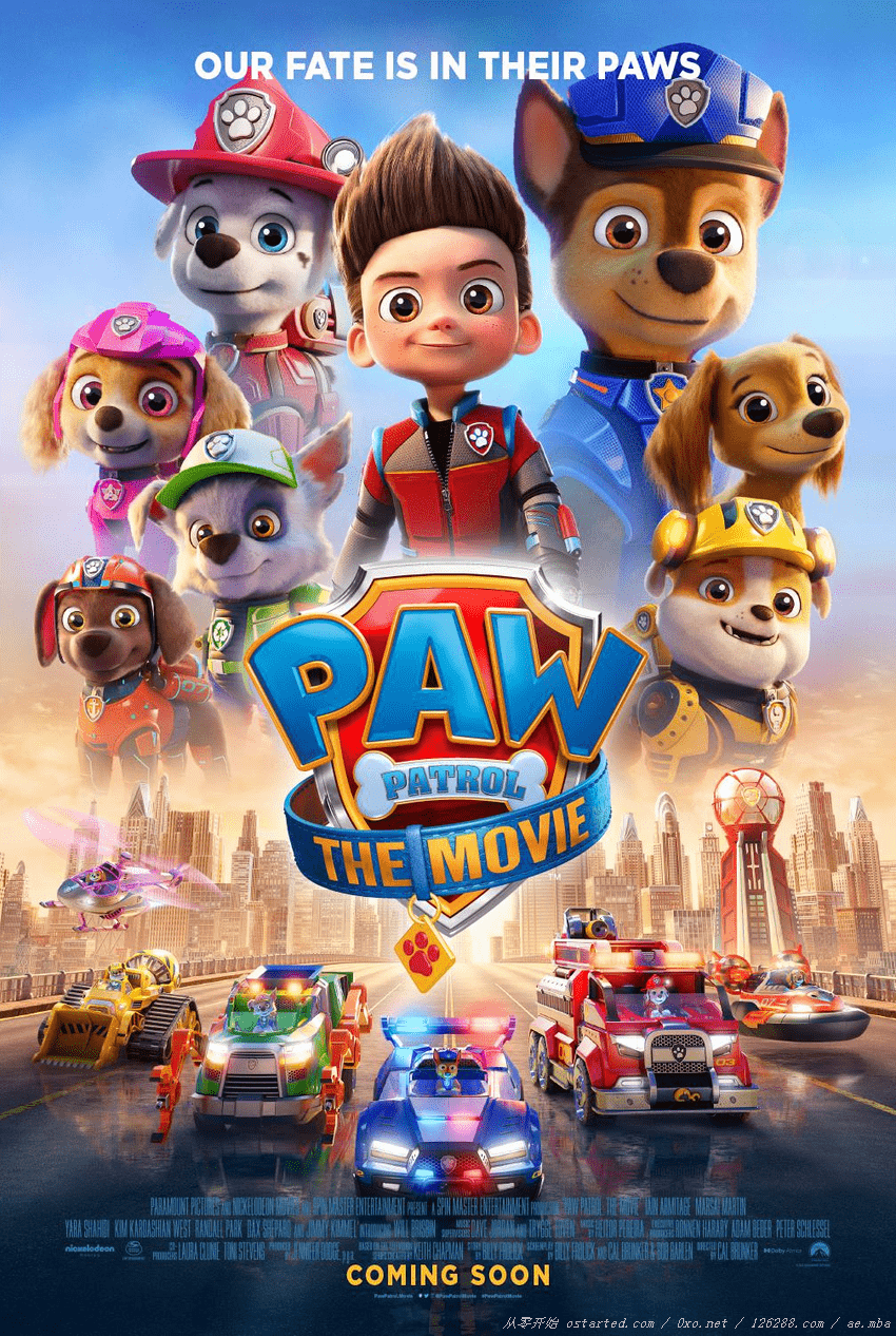 汪汪队立大功大电影 1080p BT网盘下载 Paw Patrol: The Movie (2021) 英语中字 - 第2张图片