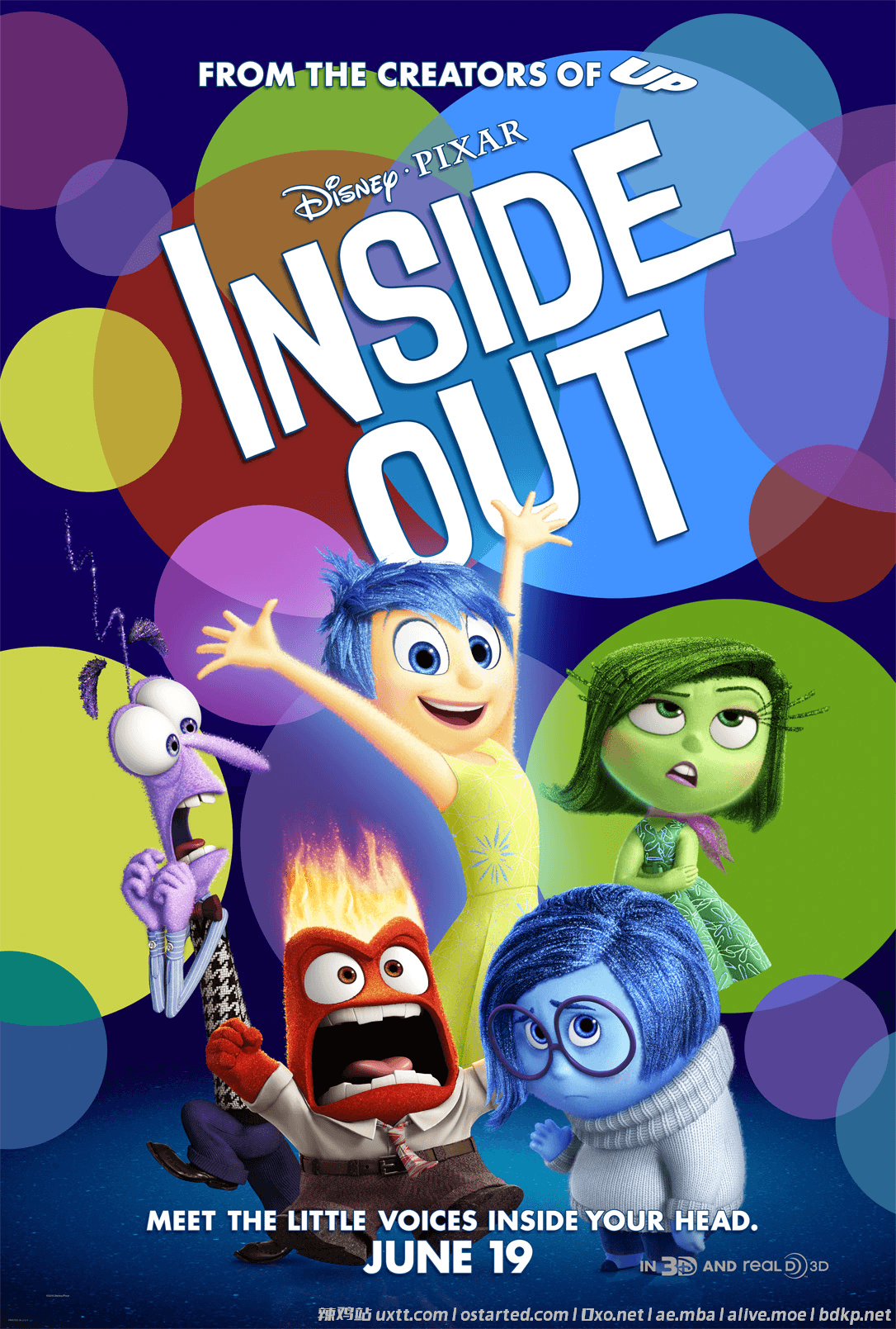 头脑特工队 4K BT下载 Inside Out (2015) 1080p 英语中文字幕 - 第2张图片