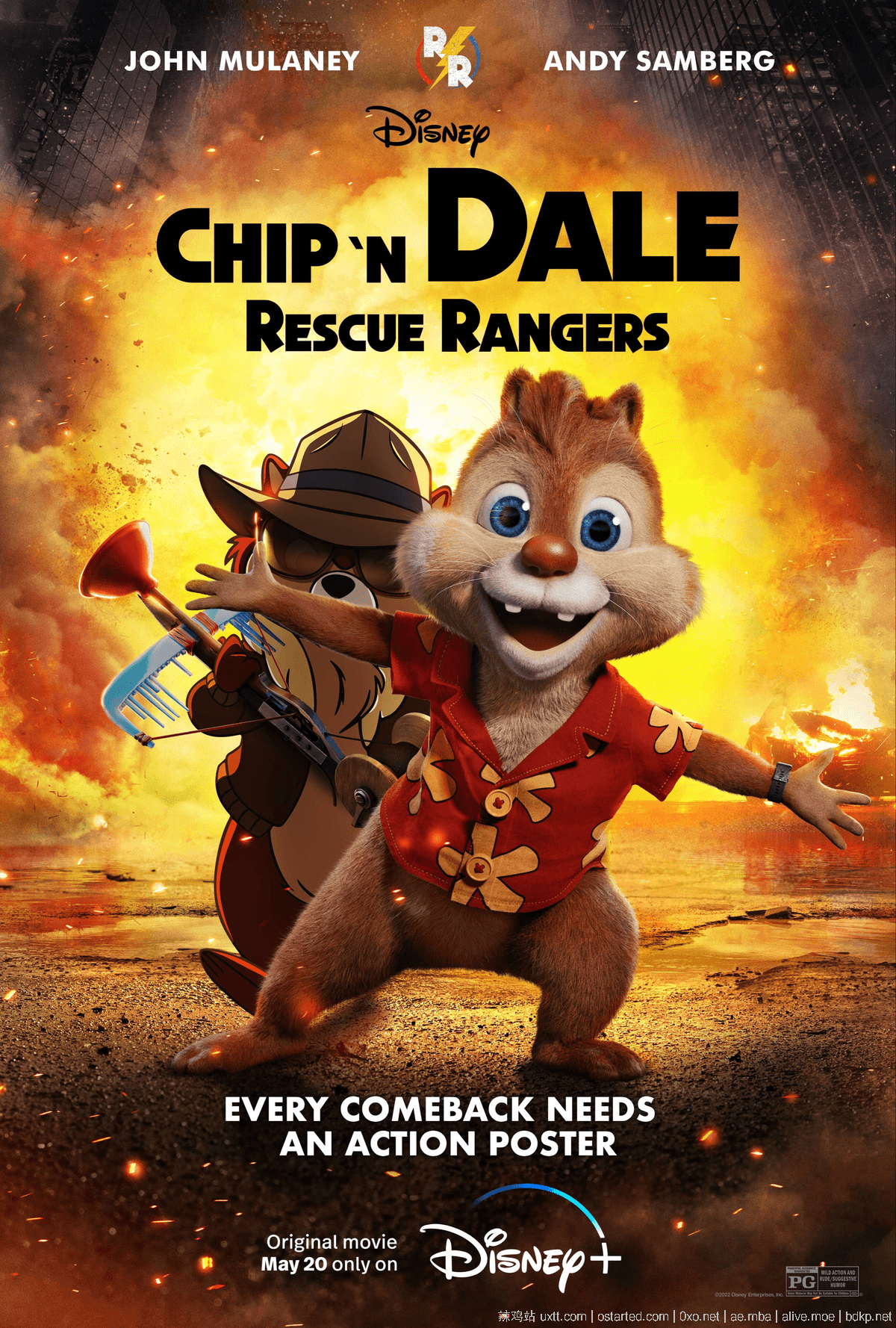 奇奇与蒂蒂：救援突击队 4K BT下载 Chip 'n' Dale: Rescue Rangers (2022) 1080p 英语中文字幕 - 第2张图片