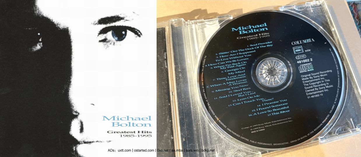 Michael Bolton《Greatest Hits 1985-1995》精选集 DSD光盘 - 第1张图片
