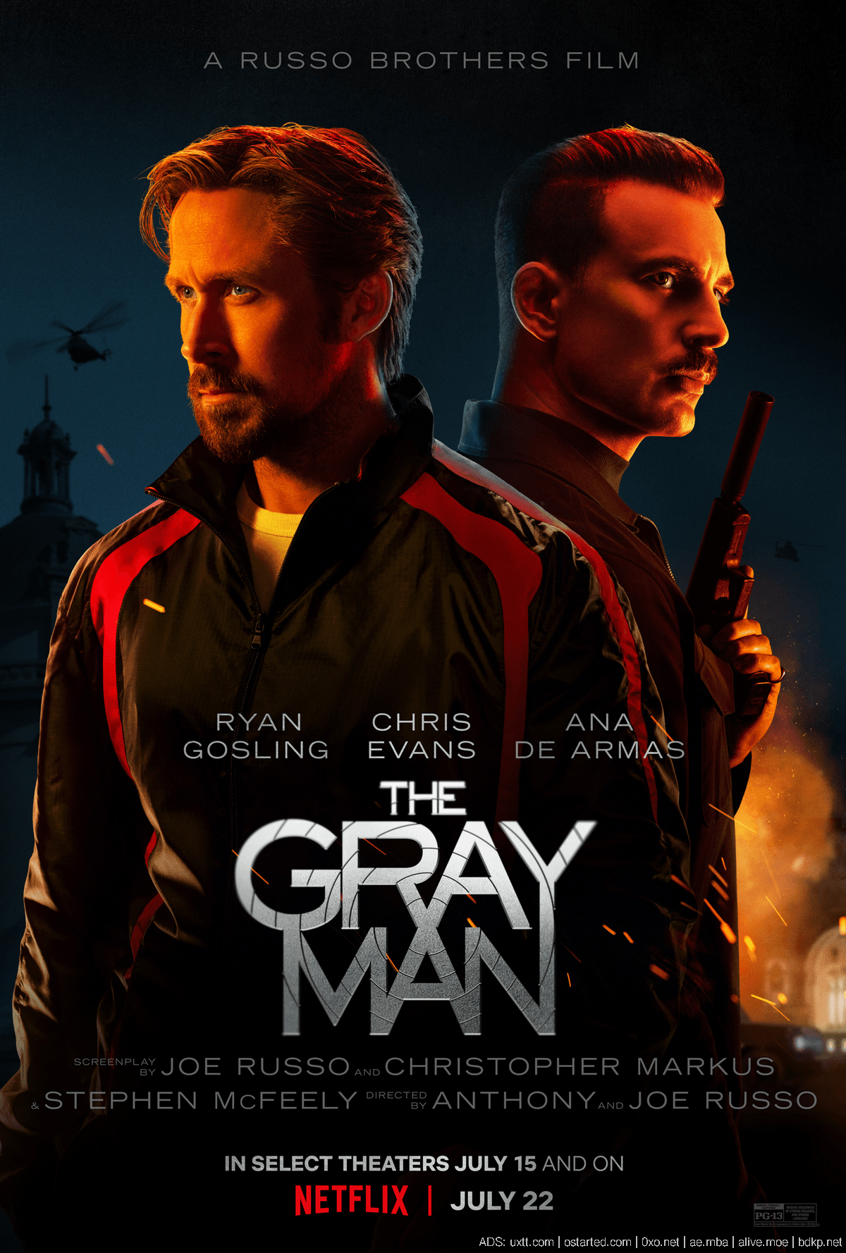 灰影人 4K BT下载 The Gray Man (2022) 1080p 英语中字 - 第2张图片