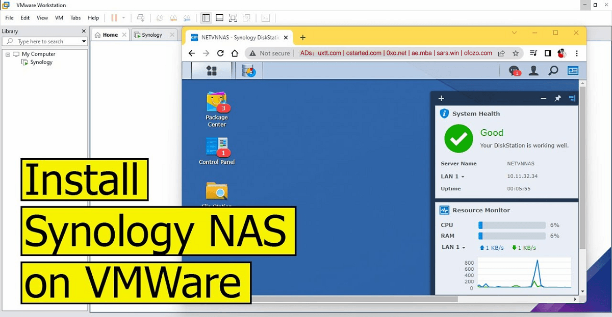VMware 虚拟机安装黑群晖 DS3617xs DSM 7.1-42661 - 第1张图片