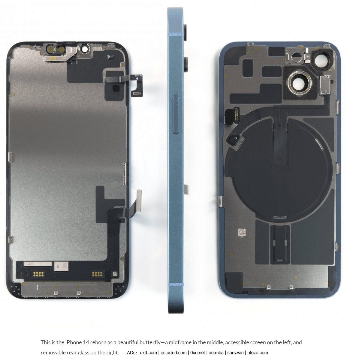 iPhone 14 Pro (Max) 内部拆解壁纸 iFixit 出品 高清无水印 - 第6张图片