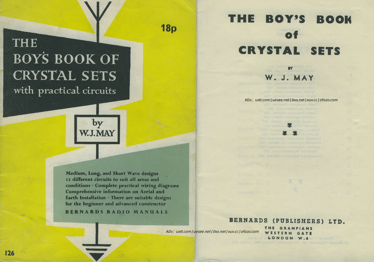 1954年的矿石收音机 The Boys Book Of Crystal Sets - 第1张图片