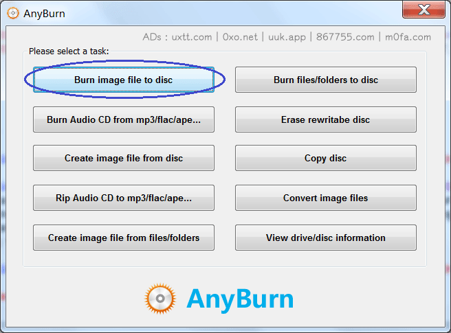 AnyBurn 实用小巧 光碟刻录工具 绿色免费中文版 - 第2张图片