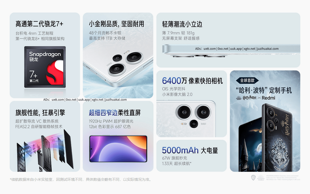 Redmi Note 12 Turbo 手机16G+1T新低好价仅2279元 - 第1张图片